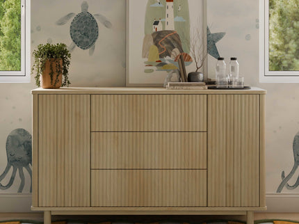 M29816BD,Babyletto,Pogo Tambour Assembled Dresser in Blonde