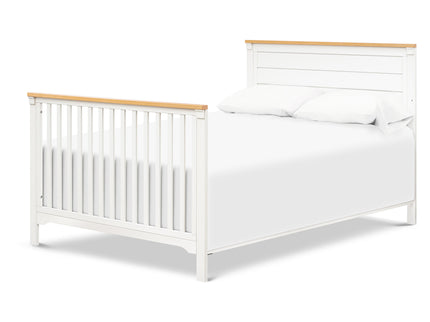 M27201RWHY,DaVinci,Shea 4-in-1 Convertible Crib in Warm White and Honey