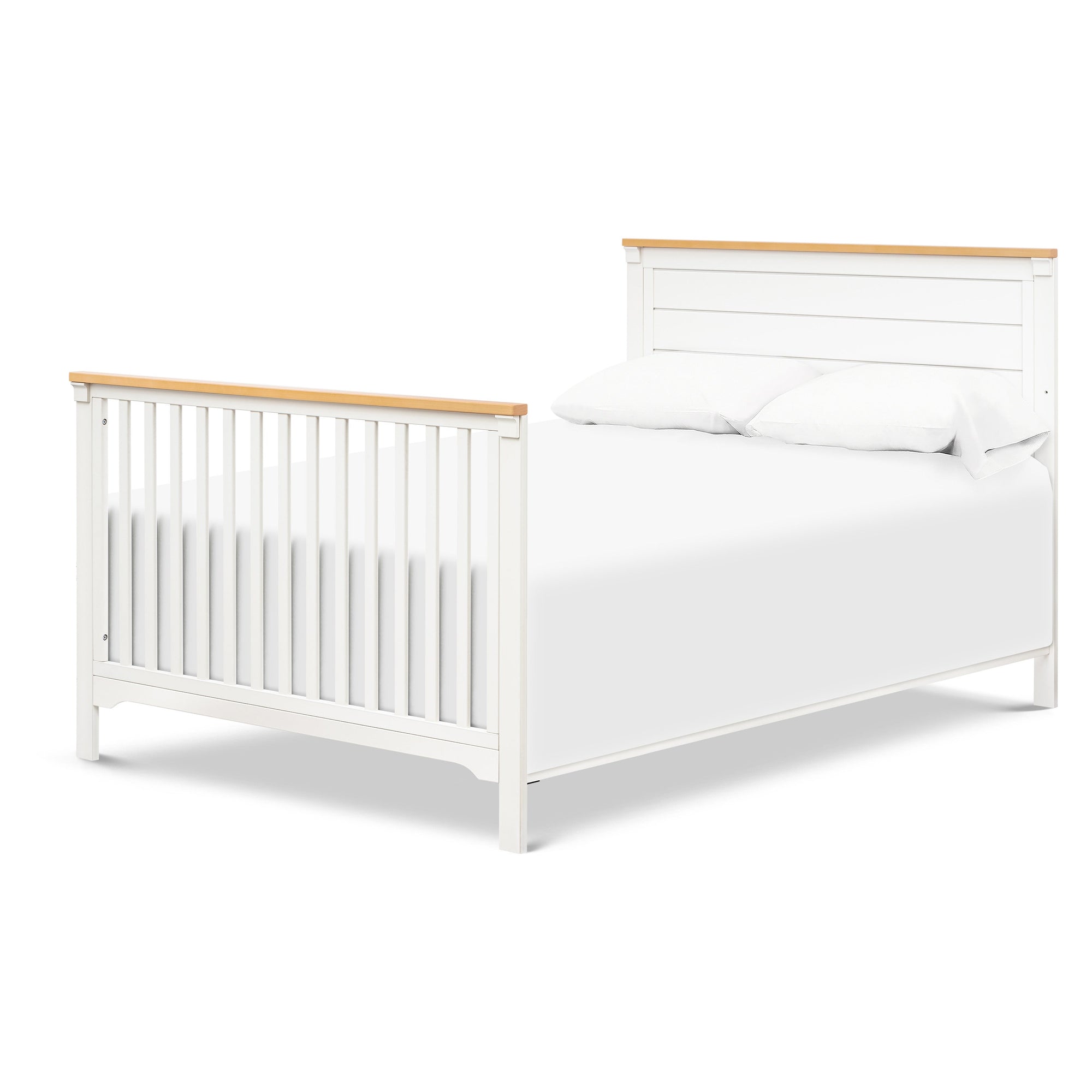 M27201RWHY,DaVinci,Shea 4-in-1 Convertible Crib in Warm White and Honey
