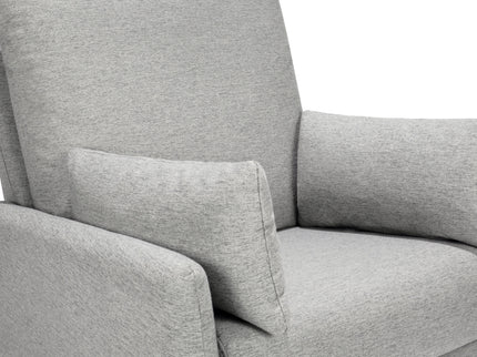 M24587FTG,DaVinci,Juno Swivel Glider in Frost Grey