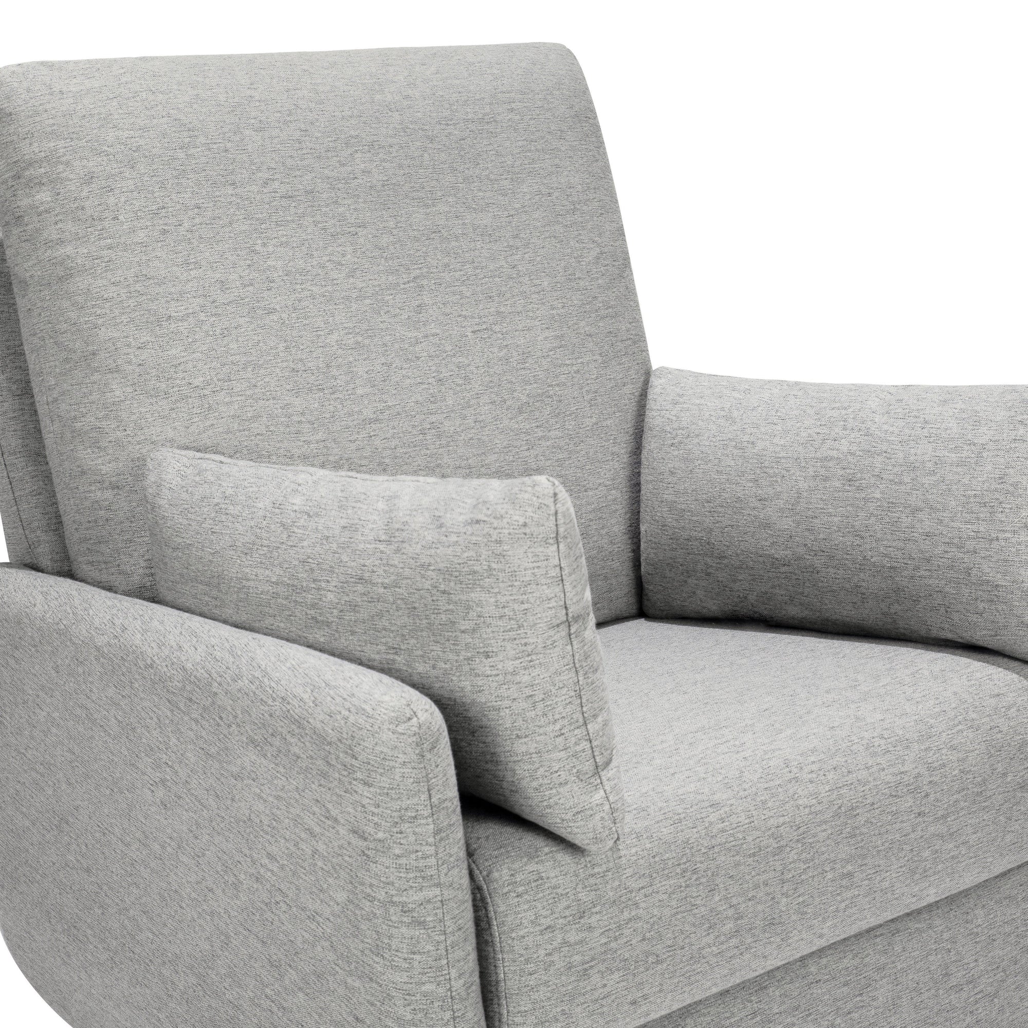 M24587FTG,DaVinci,Juno Swivel Glider in Frost Grey