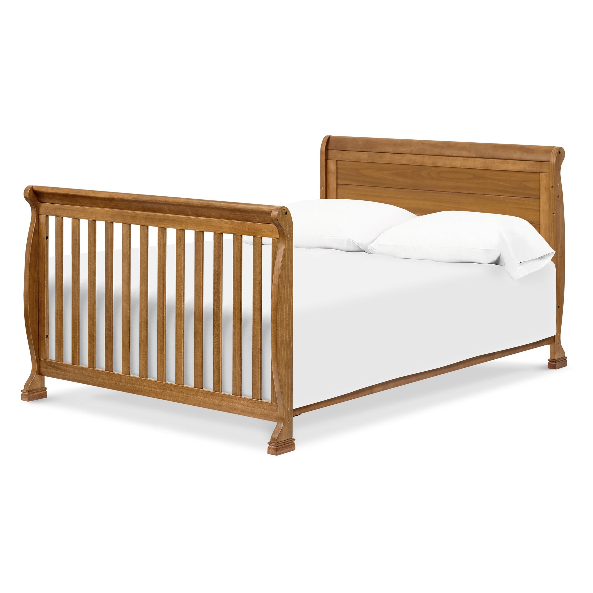 M5582CT,DaVinci,Kalani 4-in-1 Convertible Crib & Changer in Chestnut
