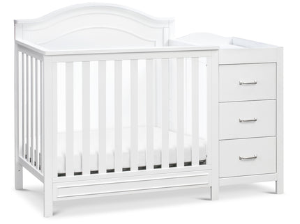 M12881W,DaVinci,Charlie 4-in-1 Convertible Mini Crib & Changer in White