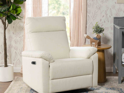 M24388VN,DaVinci,Suzy Electronic Swivel Recliner in Vanilla