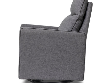 M19787SHG,DaVinci,Gabby Pillowback Swivel Glider in Shadow Grey