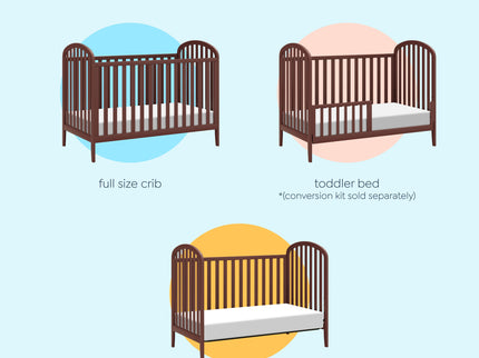 M23901CR,DaVinci,Beau 3-in-1 Convertible Crib in Crimson