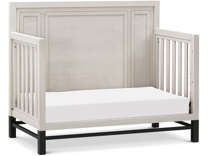 B25801WDF,Monogram by Namesake,Newbern 4-in-1 Convertible Crib in White Driftwood
