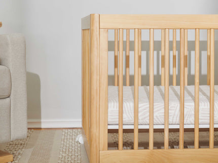 T29233,Babyletto,Oat Stripe Muslin All-Stages Midi Crib Sheet in GOTS Certified Organic Cotton