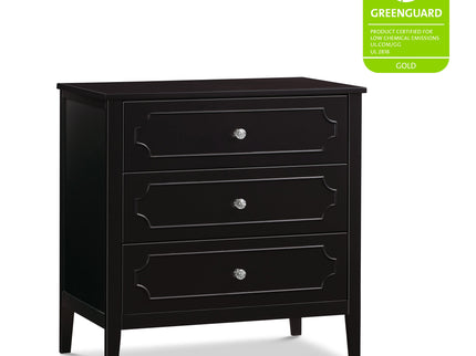 M11423E,DaVinci,Chloe Regency 3-Drawer Dresser in Ebony