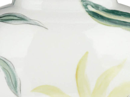 Sensei 13 1/4" Wide Red and White Ceramic Decorative Vase