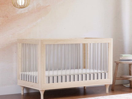 M9001KNX,Babyletto,Lolly 3-in-1 Convertible Crib w/Toddler Conversion Kit in Washed Natural/Acrylic