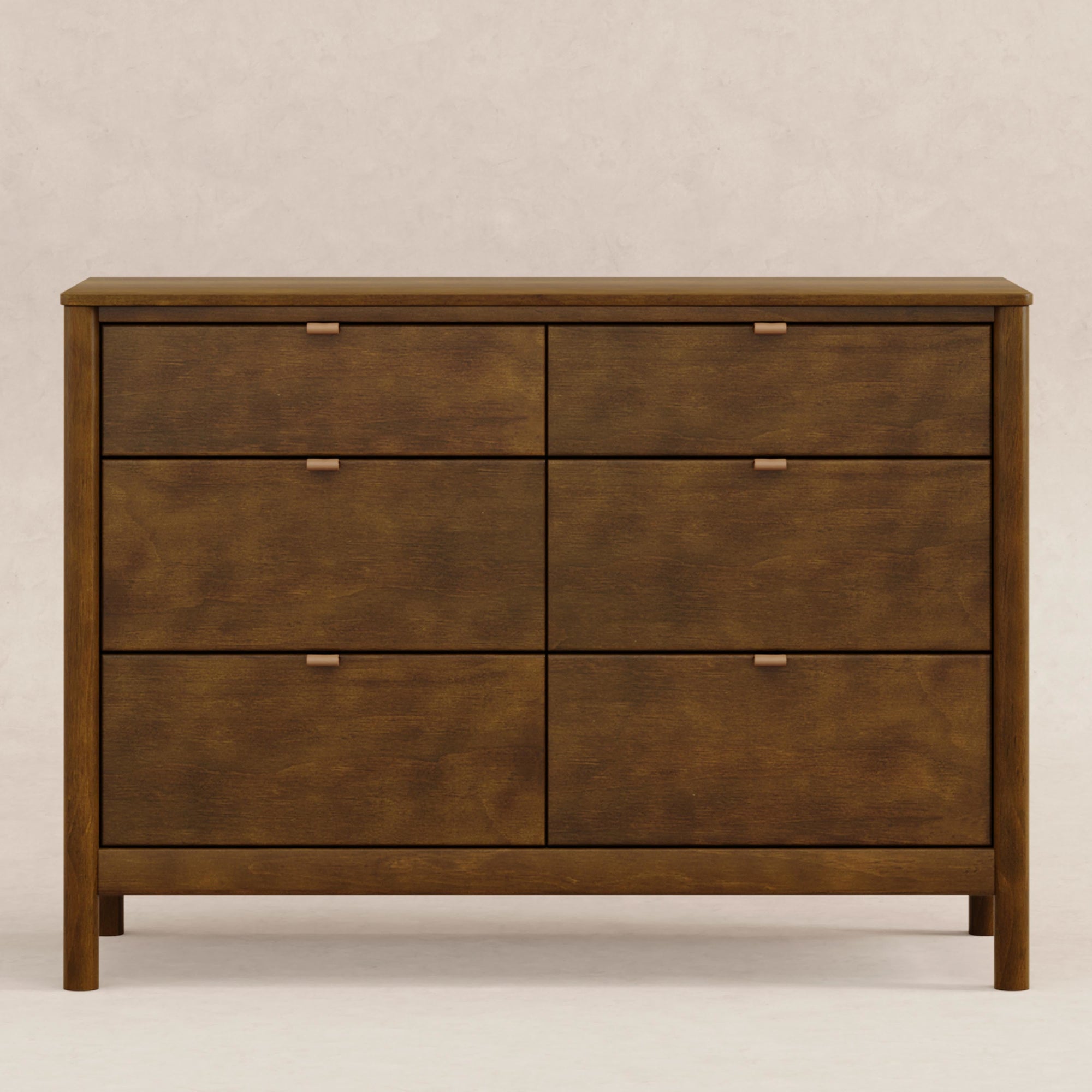 M25616NL,Babyletto,Bondi 6-Drawer Assembled Dresser in Natural Walnut