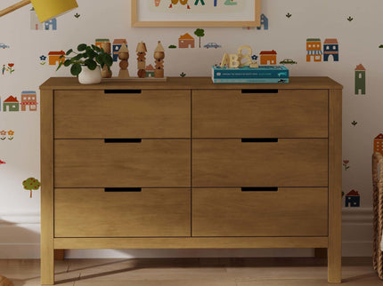 F11926L,Carter's,Colby 6-Drawer Double Dresser in Walnut