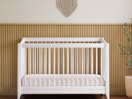 M10301W,Babyletto,Sprout 4-in-1 Convertible Crib w/Toddler Bed Conversion Kit in White Finish
