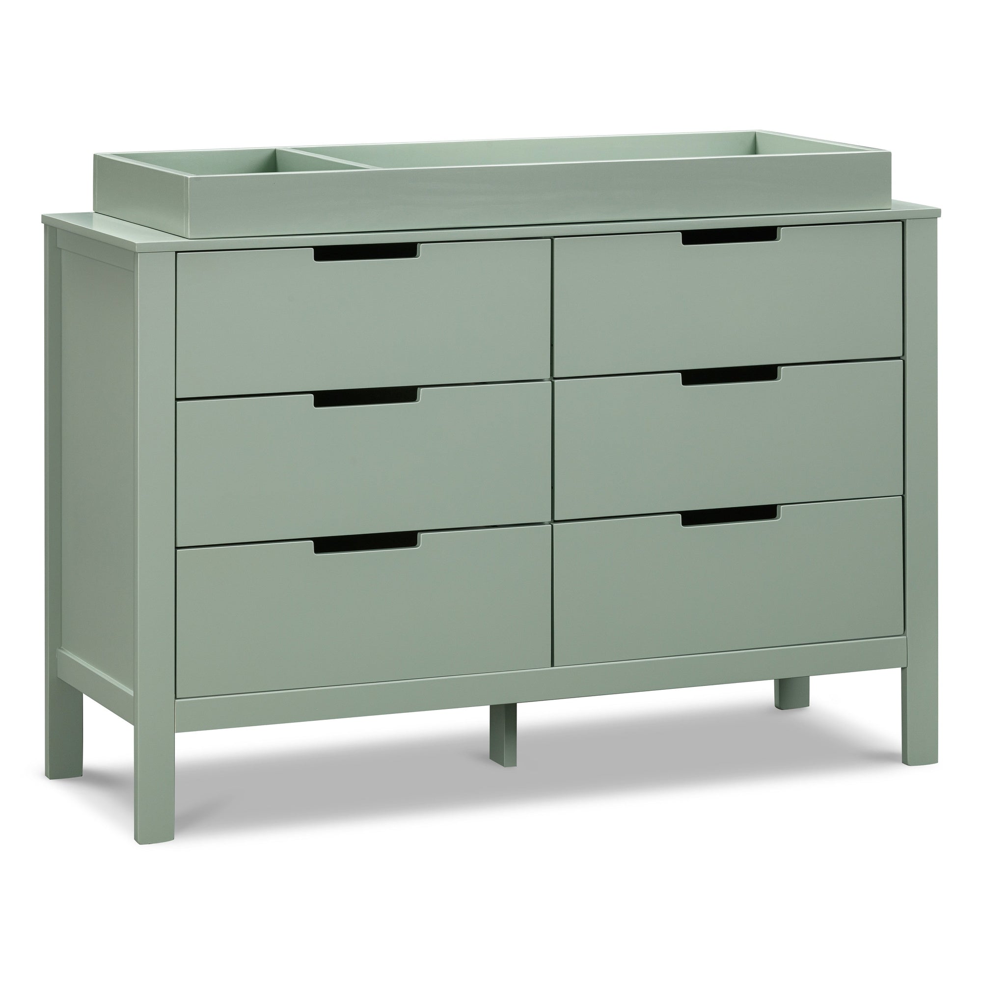 F11926LS,Carter's,Colby 6-Drawer Double Dresser in Light Sage