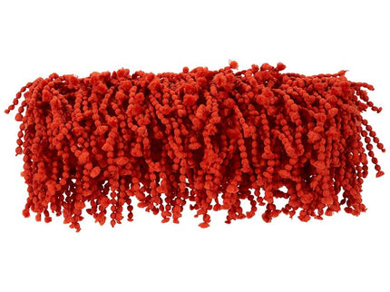 Shag Orange Skinny Fugga 20" x 5" Lumbar Throw Pillow