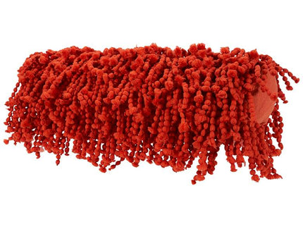 Shag Orange Skinny Fugga 20" x 5" Lumbar Throw Pillow