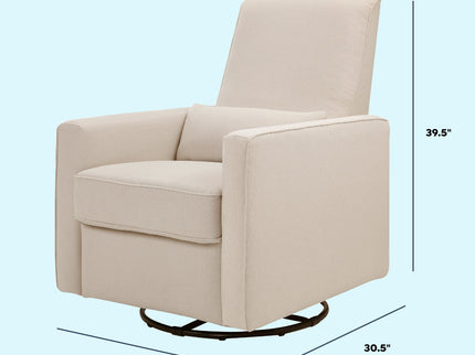 M10887CM,DaVinci,Piper Recliner in Cream Finish w/Cream Piping