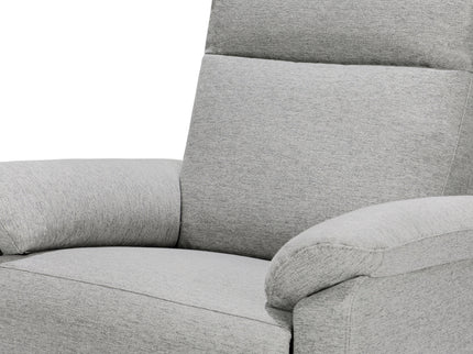 M24388FTG,DaVinci,Suzy Electronic Swivel Recliner in Frost Grey
