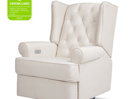 M21987PCMEW,Namesake,Harbour Power Recliner in Performance Cream Eco-Weave