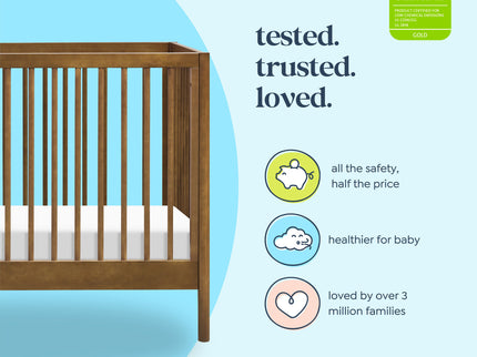 M25101L,DaVinci,Birdie 3-in-1 Convertible Crib in Walnut