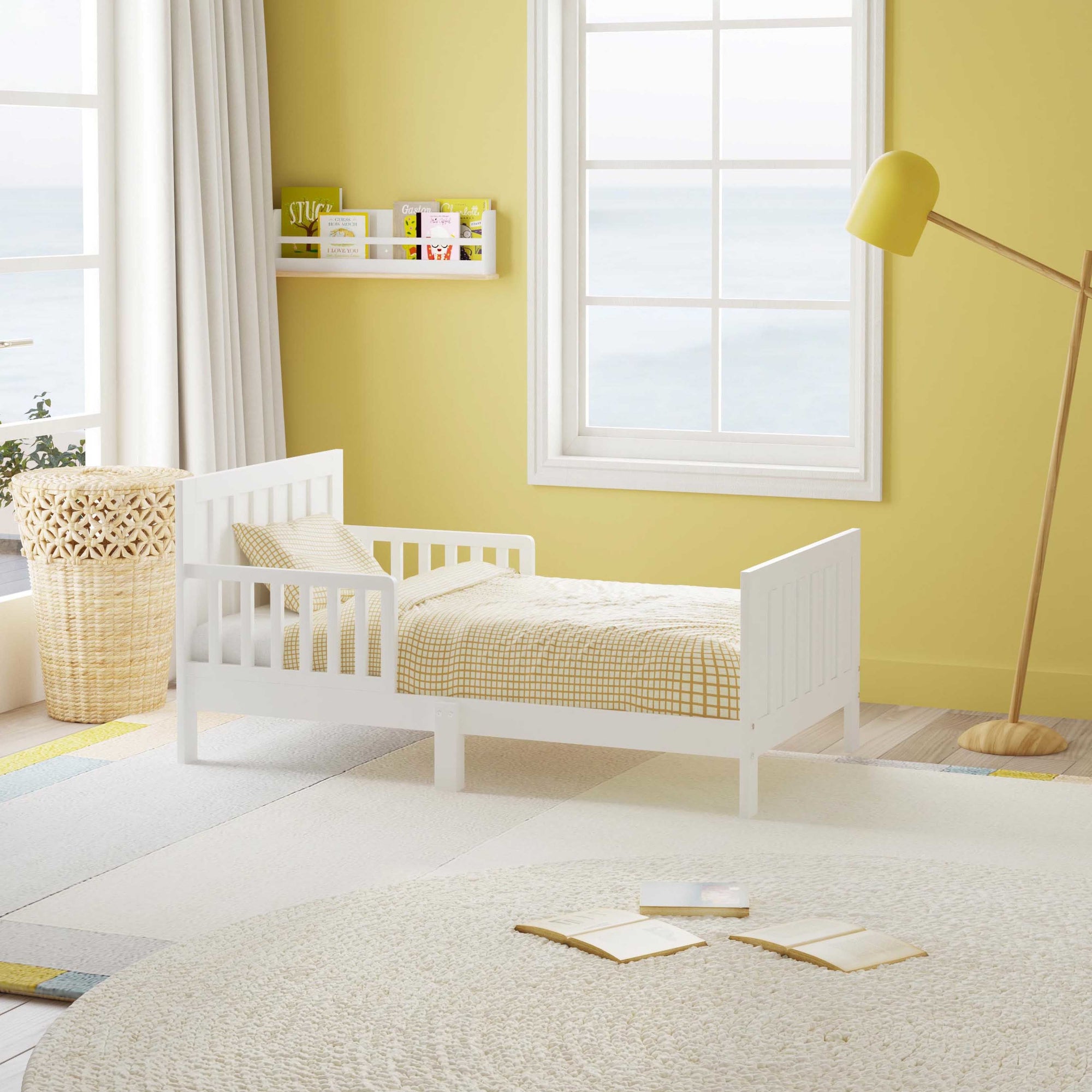 F17090W,Carter's,Benji Toddler Bed in White