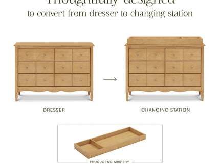 M7116HY,Namesake,Liberty 6-Drawer Assembled Dresser in Honey