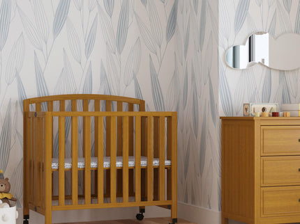 M18198CT,DaVinci,Dylan Folding Portable 3-in-1 MiniCrib and TwinBed in Chestnut