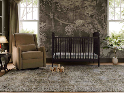 M7101B,Namesake,Liberty 3-in-1 Convertible Spindle Crib w/Toddler Bed Conversion Kit in Black