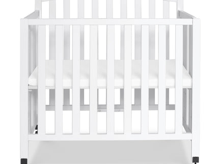 M18198W,DaVinci,Dylan Folding Portable 3-in-1 MiniCrib and TwinBed in White