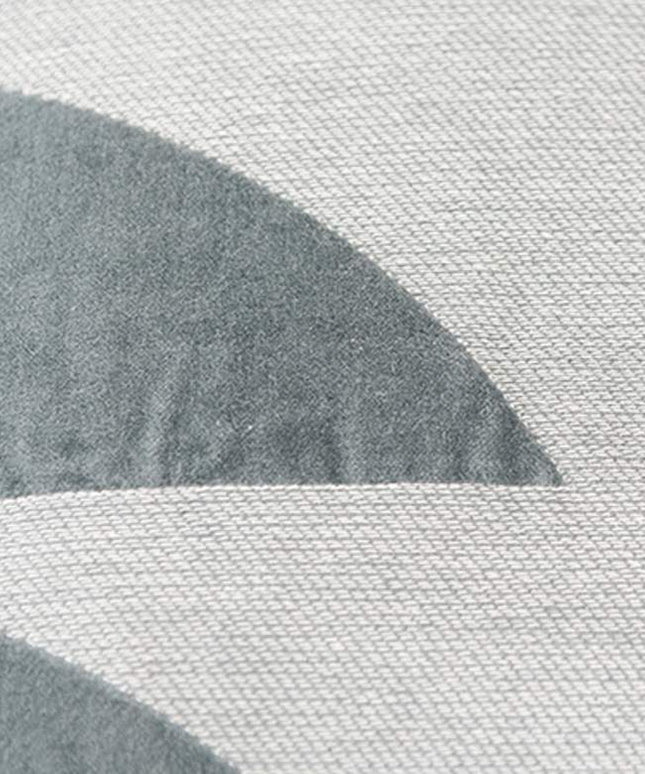 Slate Geometric 20" x 20" Down Filled Throw Pillow