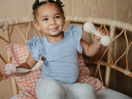 LPC-102, Linen Pacifier Clip 2-Pack