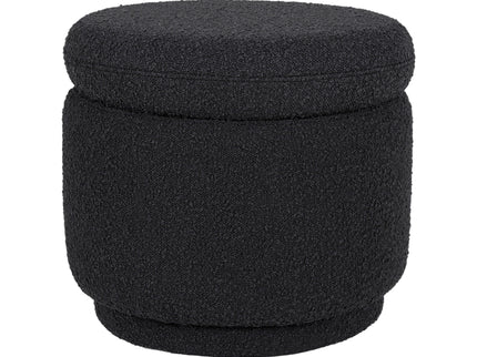M22985BKB,Babyletto,Enoki Storage Ottoman in Black Boucle