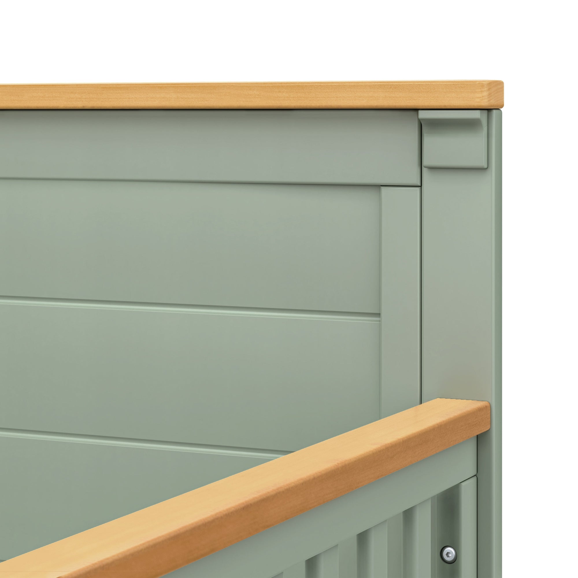 M27201LSHY,DaVinci,Shea 4-in-1 Convertible Crib in Light Sage and Honey