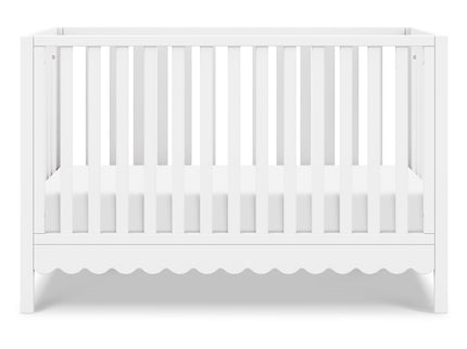 M27801W,DaVinci,Sammy Scallop 4-in-1 Convertible Crib in White