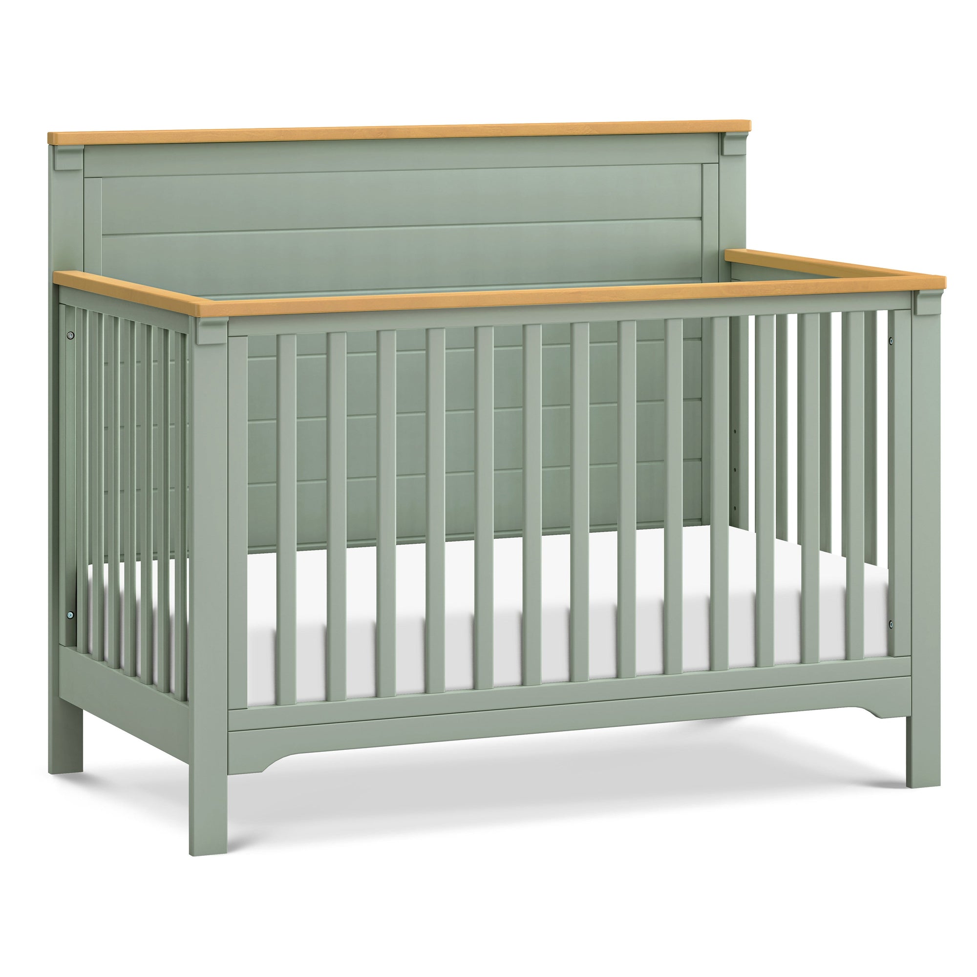 M27201LSHY,DaVinci,Shea 4-in-1 Convertible Crib in Light Sage and Honey