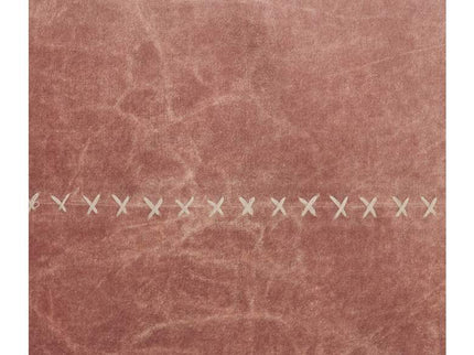 Sofia Blush Stitch Velvet Frills 22"x14" Throw Pillow