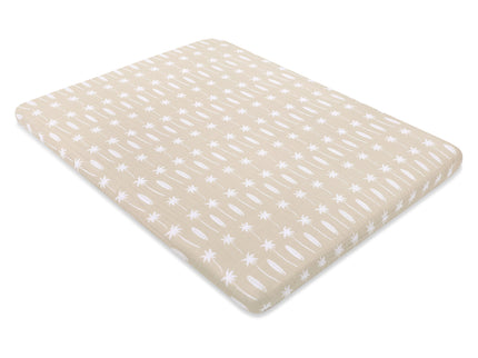 T27033,Babyletto,Beach Bum Muslin All-Stages Midi Crib Sheet in GOTS Certified Organic Cotton
