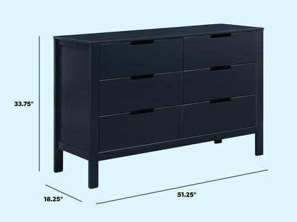 F11926V,Carter's,Colby 6-Drawer Double Dresser in Navy