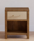 Natural Walnut & Performance Sand Eco-Weave