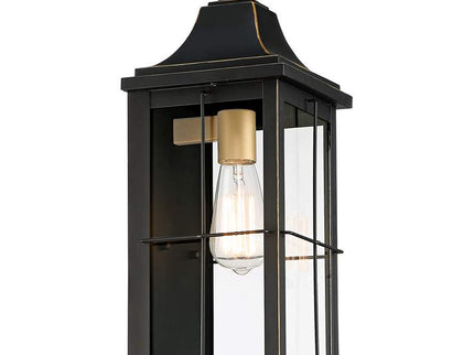 Sunderland 18 1/2" High Black Finish Steel Wall Sconce Set of 2