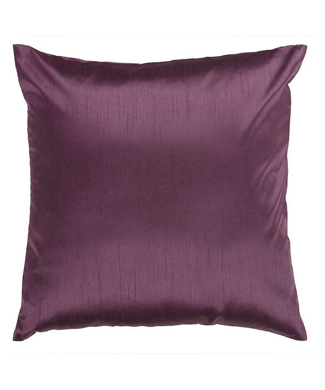 Surya 18" Square Plum Purple Throw Pillow