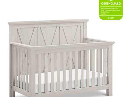 B14501WDF,Monogram by Namesake,Emory Farmhouse 4-in-1 Convertible Crib in White Driftwood