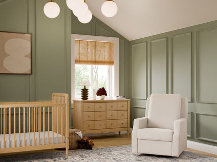 M22287PCMEW,Namesake,Crewe Recliner and Swivel Glider in Performance Cream Eco-Weave