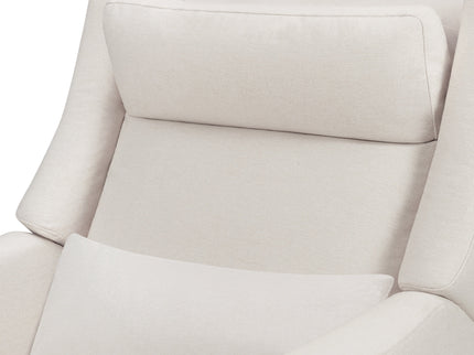 M11286PCMEW,Babyletto,Kiwi Plus Power Glider Recliner w/ Power Headrest in Performance Cream Eco-Weave