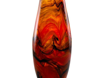 Swirl Large Italian 13" High Glass Vase