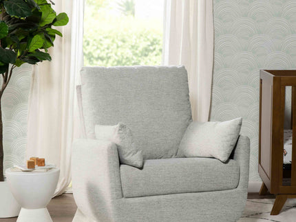 M24587FTG,DaVinci,Juno Swivel Glider in Frost Grey