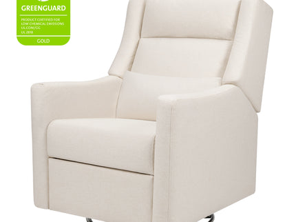 M11286PCMEW,Babyletto,Kiwi Plus Power Glider Recliner w/ Power Headrest in Performance Cream Eco-Weave