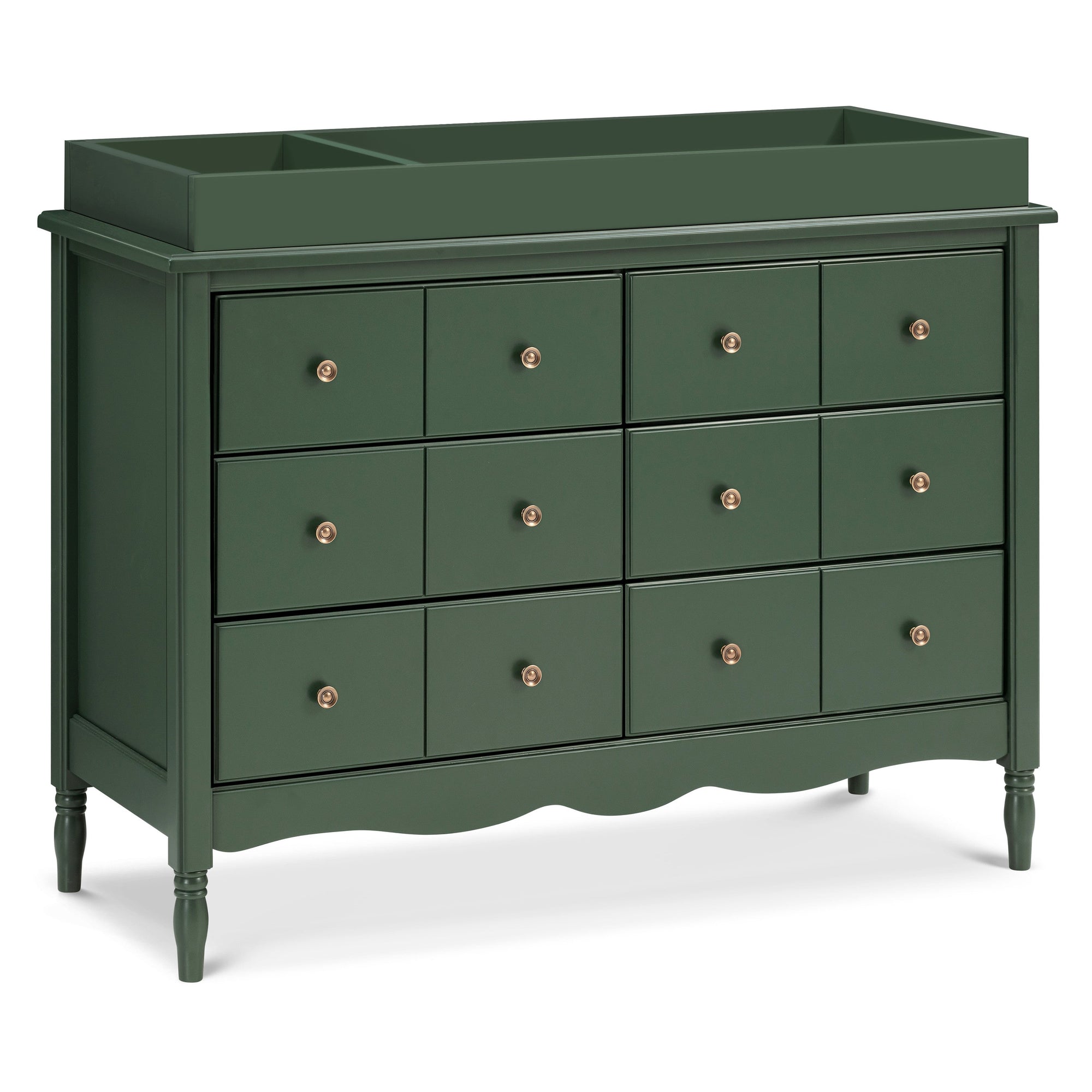 M7116FRGR,Namesake,Liberty 6-Drawer Assembled Dresser in Forest Green