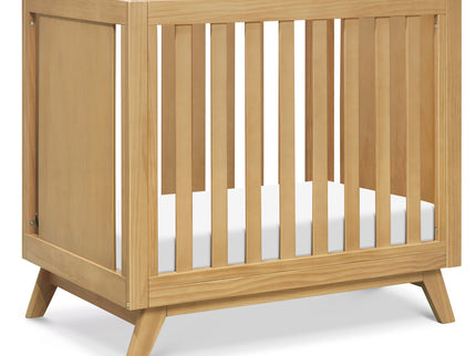M22598HY,DaVinci,Otto 3-in-1 Convertible Mini Crib with 4 Mattress in Honey